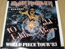 IRON MAIDEN WORLD PIECE TOUR '83 BOOTLEG PIRATA VINILOS