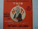 Marilyn Monroe  Some Like it Hot  PROMO EP  w/INSERT