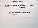 FAMILY TREE / SKYE - PROMO DISCO FUNK 12