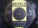 SONNY WEBB & THE CASCADES ONLY UK 45, ORIOLE 1873 MINT