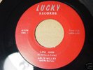 ARLIE MILLER & BULLETS on LUCKY ..ROCKABILLY 45 CLEAN