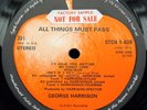 Harrison/Beatles - All Things Must Pass FACTORY SAMPLE