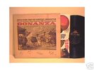 BONANZA-SIGNED RARE LP-T.V. WESTERN 50s- GREEN-LANDON-