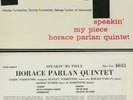 Horace Parlin-Speakin My Piece. Blue Note 4109 jazz lp