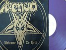 VENOM - WELCOME TO HELL LP NEAT 1981 PURPLE VIN. CRONOS