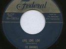 THE DOMINOES 45 LOVE LOVE +1 FEDERAL 12072 DOO WOP R&B