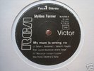 MYLENE FARMER maxi promo MY MUM IS WRONG trÃ¨s rare 