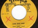 45-BLUES-KING PERRY on TRILYTE-COME BACK BABY-RARE