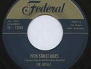 THE ROYALS 45 5th STREET BOOGIE FEDERAL 12088 DOO WOP