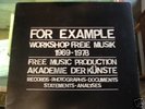 VARIOUS ARTISTS For Example 1969-1978 3XLP FMP w/ book