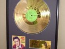 24CT GOLD DISC AWARD - KING CREOLE BY ELVIS PRESLEY