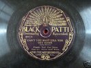 BLACK PATTI label RAREST ever made 78rpm LOOK patty