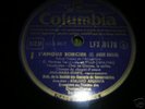 78rpm COLUMBIA de  FALLA el amor brujo ATAULFO ARGENTA
