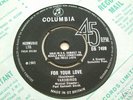 YARDBIRDS for your love UK COLUMBIA 1965 45 UNPLAYED