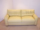 Exclusive Leather Sofa Signed by Keane