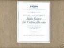 FOURNIER - BACH:SUITES FOR CELLO SOLO.Box 3 LPs.Germany