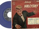 JOHNNY HALLYDAY EP RETIENS LA NUIT VINYLE BLEU ESPAGNE