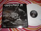 CONDEMNED 84.BATTLE SCARRED white vinyl LP oi skinhead