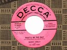 BUDDY HOLLY - That'll Be The Day - PINK DECCA PROMO 45