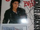 michael jackson bad autograph