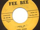 Buddy Sharpe and The Shakers on FEE BEE, 45 RPM