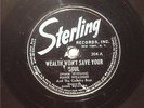 HANK WILLIAMS 78 on Sterling 204 RARE