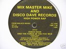 DISCO DAVE & THE FORCE OF FIVE MC'S High Power Rap 12