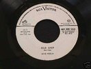 Elvis Presley Original RCA 1-sided Promo 45 Old Shep
