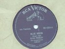 Elvis Presley 78 rpm-blue moon-just because.