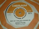 DOUBLE FEATURE baby get your..  UK 1967 DERAM MOD 45 EX