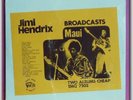 JIMI HENDRIX - BROADCASTS MAUI - SEALED 2 Lp  -.