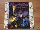 PRINCE & THE REVOLUTION GROUP SIGNED PURPLE RAIN VINYL
