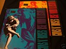 GUNS N ROSES - USE YOUR ILLUSION I AND II LPS - DOUBLE