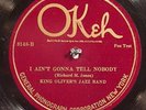 King Oliver's Jazz Band, Okeh 8148, V+