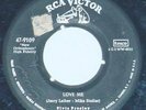 ELVIS PRESLEY - RCA 45 RPM Record - Love Me & Rip It Up