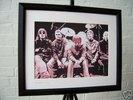 OASIS LARGE RARE GALLERY FRAMED SIGNED POP ART CANVAS