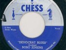 BOBO JENKINS Democrat Blues 45rpm Chess 1954 VG++