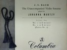 Bach - Sonatas 1 & 2 - J. Martzy - 33CX 1286 / NM