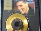 Elvis Presley It's Now or Never 24KT Gold Record Award
