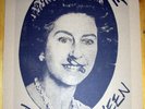 SEX PISTOLS JAMIE REID *SWASTIKA QUEEN SIGNED PRINT*