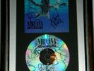 NIRVANA Nevermind SIGNED x 2 FULLBAND RARE FRAMED + COA