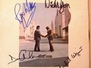 PINK FLOYD group autographed signed ALBUM / LP w/COA