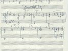 HAND WRITTEN MUSIC/SIGNED PHOTO BY COMPOSER DAVID ROSE