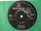 THE BEATLES - LOVE ME DO - RARE 1st  BLACK LABEL 1963
