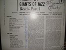 JAZZ REEDS  EMARCY LP Autographed by HAWKINS & J. MOODY