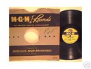 HANK WILLIAMS-AUTOGRAPHED 1950 MGM OLD 78 RPM