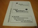 Walker Brothers 3 Signed Genuine Roy Orbison Prog 1960s