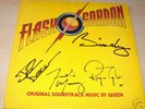 QUEEN group autographed signed ALBUM / LP w/COA