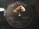 Rockabilly 78 Elvis Presley Good Rockin Tonight RCA