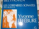 YVONNE LEFEBURE/BEETHOVEN  FRENCH LP  FY 051